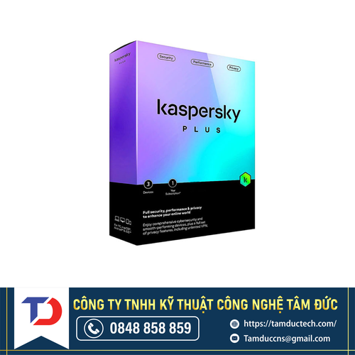 Phần mềm diệt virus KIS3U Kaspersky Plus 3 thiết bị