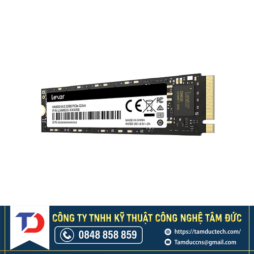 Ổ cứng Lexar LNM620X256G-RNNNG 256G - M2 PCIe Gen3 - R: 3500MB/s