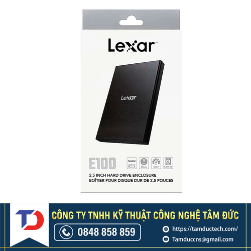 Box ổ cứng 2.5-inch USB 3.2 Lexar E100 LPAE100-RNBNG