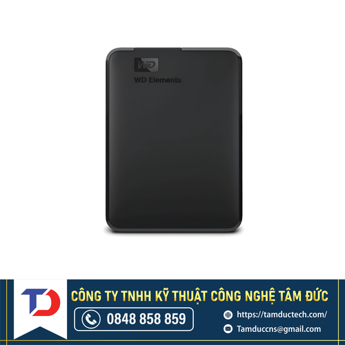 Ổ cứng GN WD Elements Portable- 1TB (đen)- WDBUZG0010BBK-WESN