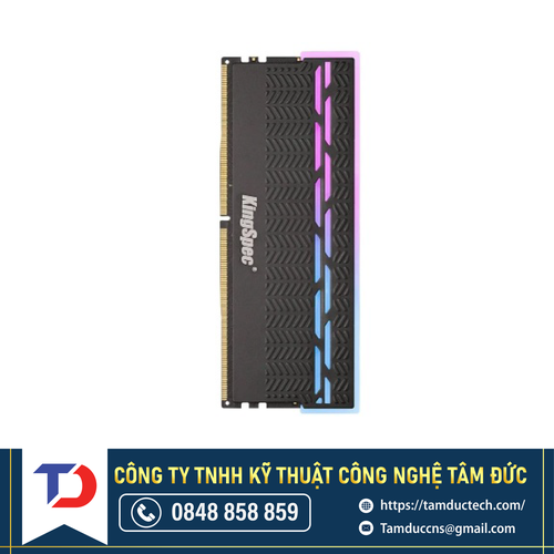 Ram Kingspec 8GB 3200 RGB Đen