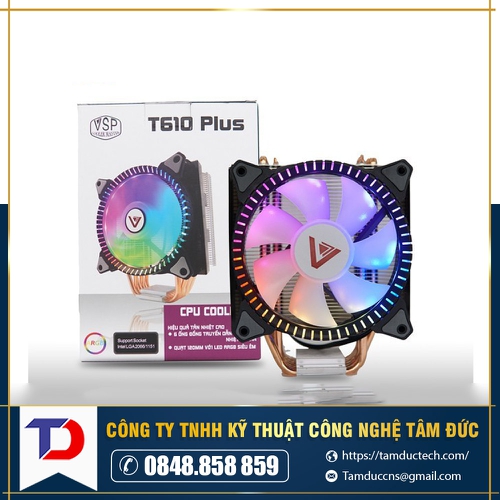 Fan VSP Cooler T610 Plus - Led RGB