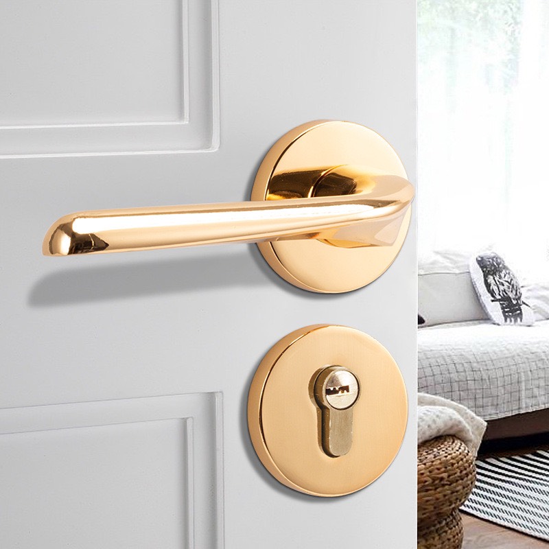 Khóa cửa màu vàng gold 1813-A29 Khóa cửa màu vàng gold 1813-A29