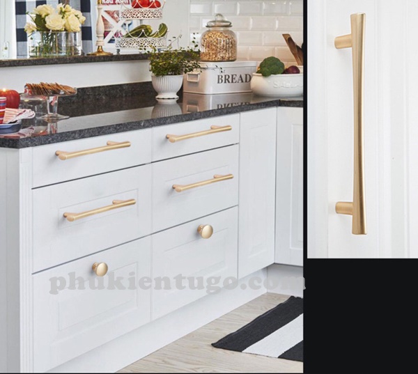 Tay nắm cửa mạ vàng gold TN7283-192mm Tay nắm cửa mạ vàng gold TN7283-192mm