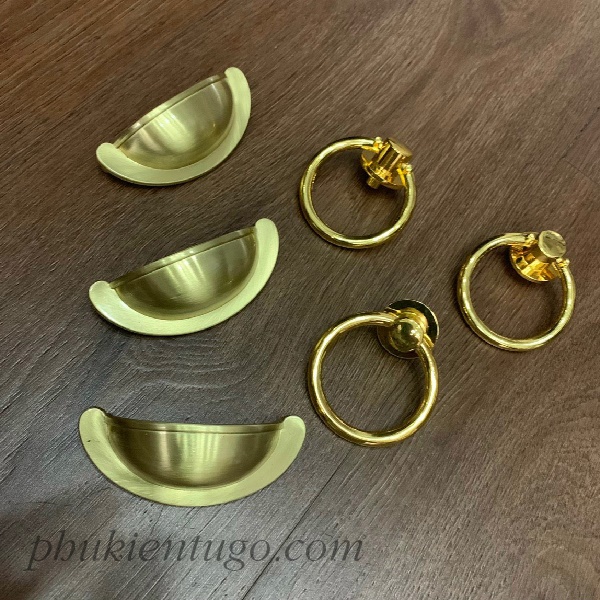 Hình ảnh thực tế tay nắm khoen tròn TN6072 Hình ảnh thực tế tay nắm khoen tròn TN6072