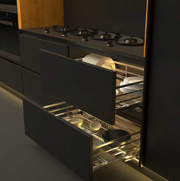 Kệ chén đĩa inox âm tủ 304 Cucina 700mm 549.08.005 Kệ chén đĩa inox âm tủ 304 Cucina 700mm 549.08.005