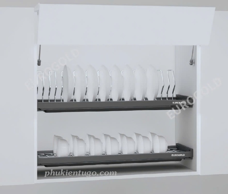 Kệ chén cố định 2 tầng eurogold EPV8060 Kệ chén cố định 2 tầng eurogold EPV8060