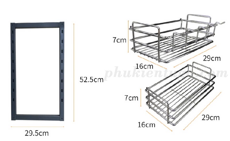 Khung rổ inox kệ dưới bồn rửa Khung rổ inox kệ dưới bồn rửa