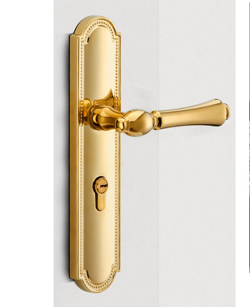 Khoá cửa phòng ngủ tân cổ điển PVD A690-219 Khoá cửa phòng ngủ tân cổ điển PVD A690-219