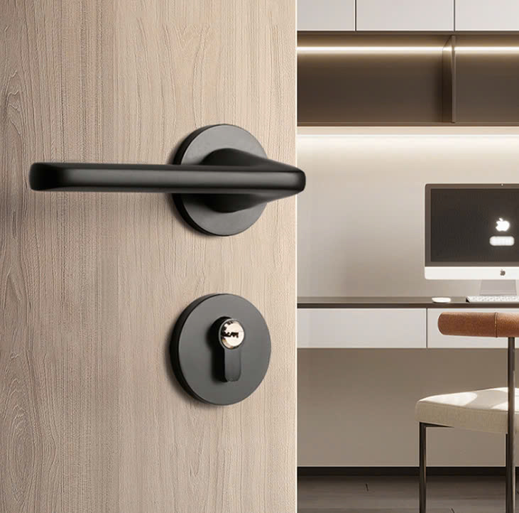 Khoá tay gạt đen Q56 Khoá tay gạt đen Q56