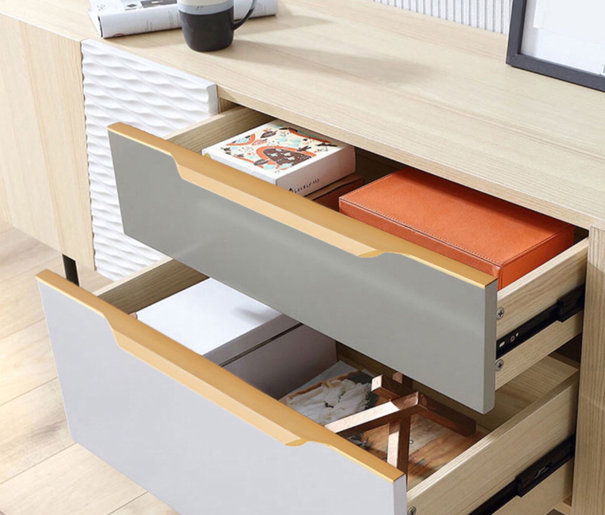 Tay nắm âm tủ gỗ Tay nắm âm tủ gỗ