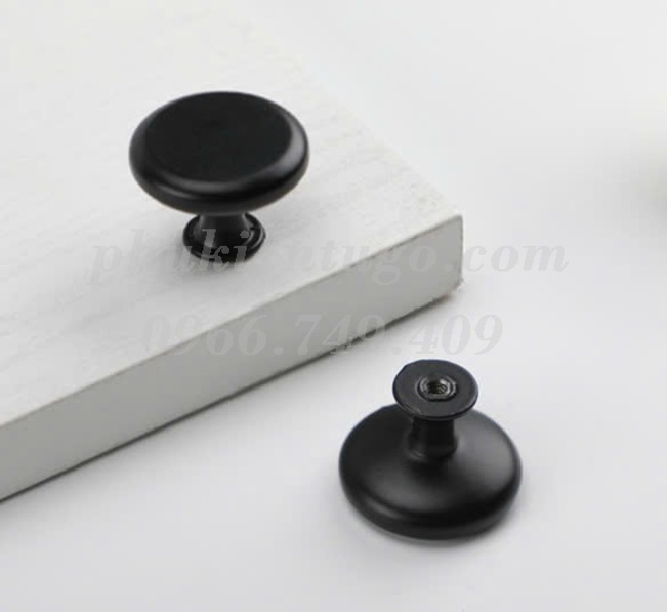 Tay nắm cửa gỗ tròn màu đen TN3571 Tay nắm cửa gỗ tròn màu đen TN3571