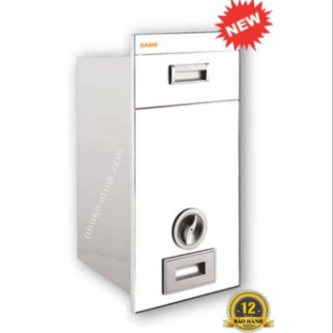 Thùng đựng gạo thông minh 15kg, mặt kính trắng