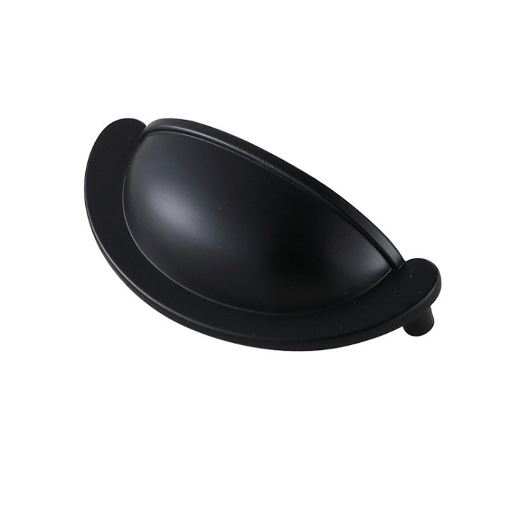 Tay nắm cửa bán nguyệt TN3001 - màu đen Tay nắm cửa bán nguyệt TN3001 - màu đen