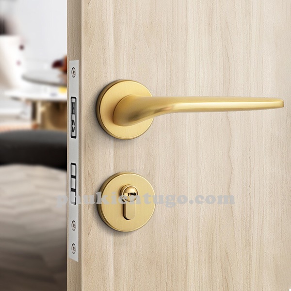 Khóa tay gạt màu vàng Gold ML Q58 Khóa tay gạt màu vàng Gold ML Q58