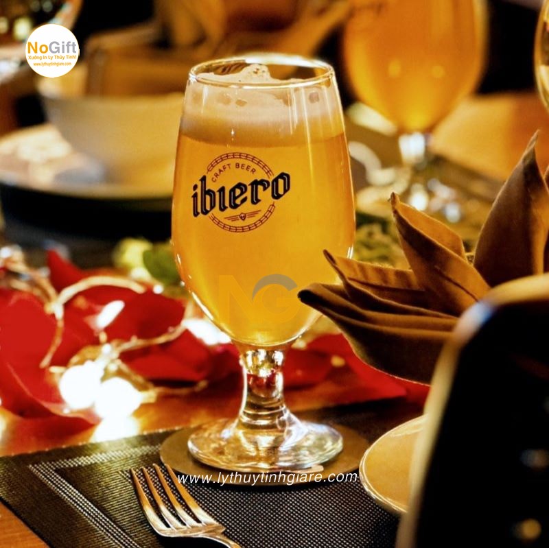 Giá ly uống bia Libbey in logo theo yêu cầu Giá ly uống bia Libbey in logo theo yêu cầu