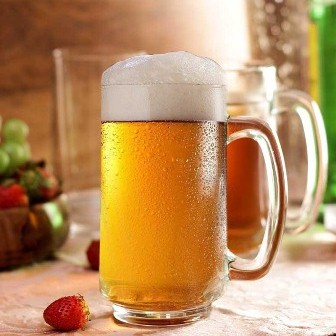 Ly uống bia quai tròn bầu Ly uống bia quai tròn bầu