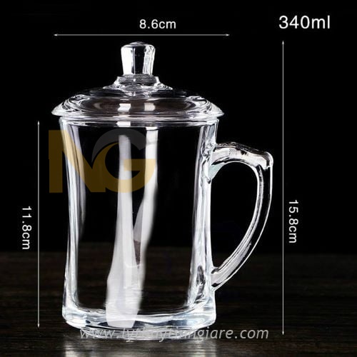 ly thủy tinh có nắp đậy có quai ly thủy tinh có nắp đậy có quai