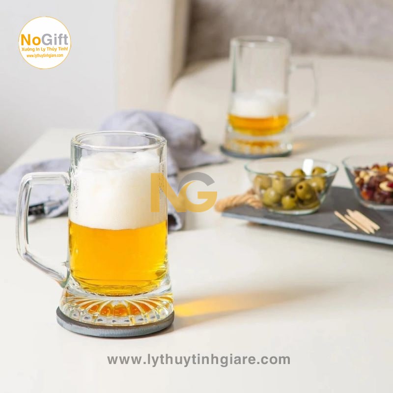 Ly thủy tinh có quai uống bia 510ml stern Ly thủy tinh có quai uống bia 510ml stern
