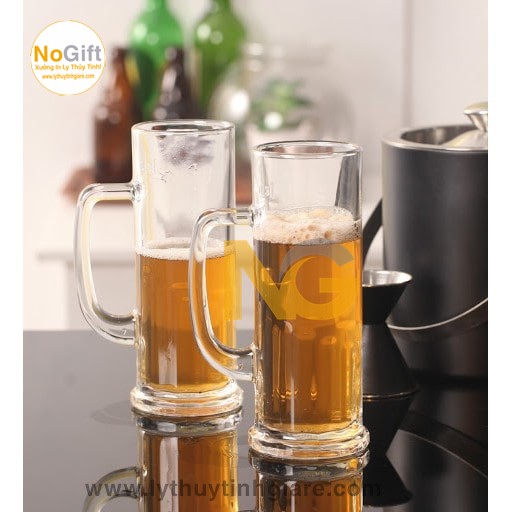 Ly thủy tinh có quai uống bia P00940 Ly thủy tinh có quai uống bia P00940
