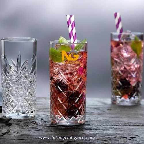 ly thuỷ tinh cafe sinh tố sọc hoa văn kim cương ly thuỷ tinh cafe sinh tố sọc hoa văn kim cương