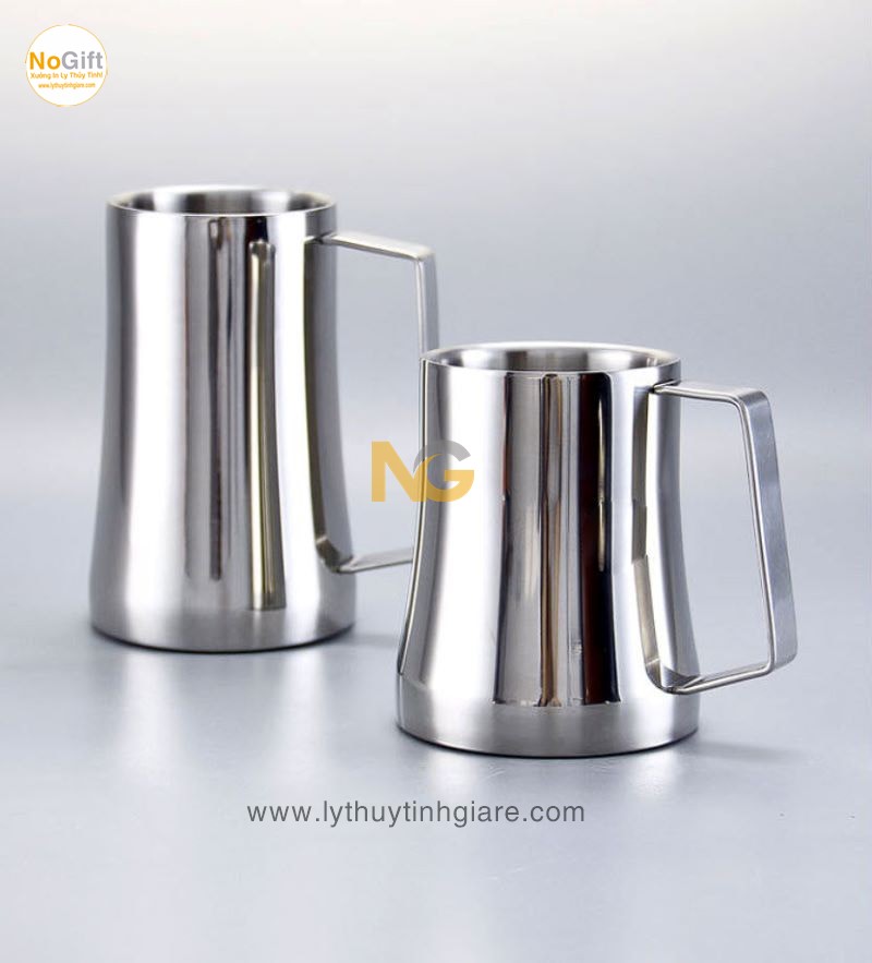 Ly uống bia lớn inox 600ml Ly uống bia lớn inox 600ml