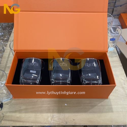 Bộ quà tặng ly thủy tinh in logo  Bộ quà tặng ly thủy tinh in logo