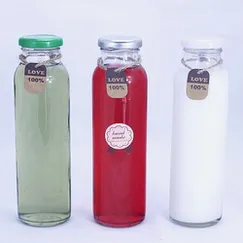 Chai thủy tinh cao 300ml nắp thiếc