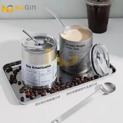 Ly giữ nhiệt Iced Americano in logo 350ml