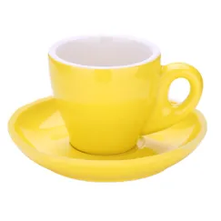 Ly sứ espresso CSTM33 màu vàng