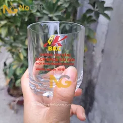 Ly thủy tinh giá rẻ Union UG359 in logo