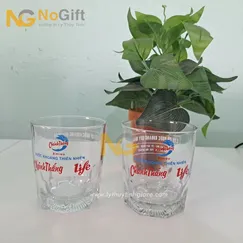 Ly thuỷ tinh giá rẻ Union UG356 in logo