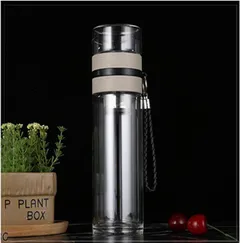 Bình giữ nhiệt thủy tinh 2 lớp lọc trà