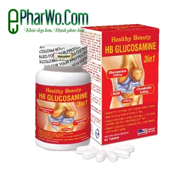 GLUCOSAMINE 3IN1 (chai 60 viên)  Nuôi dưỡng, tái tạo sụn khớp, phòng chống thoái hóa khớp, viêm khớp