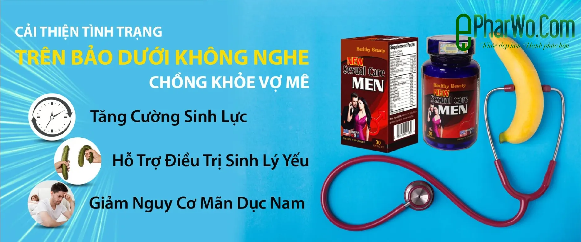 NEW SEXUAL CARE MEN - tăng cường sinh lực nam