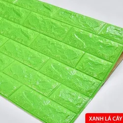 Xốp 3D Màu Xanh Lá Đậm