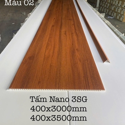 TẤM NHỰA ỐP TƯỜNG NANO MÀU 02