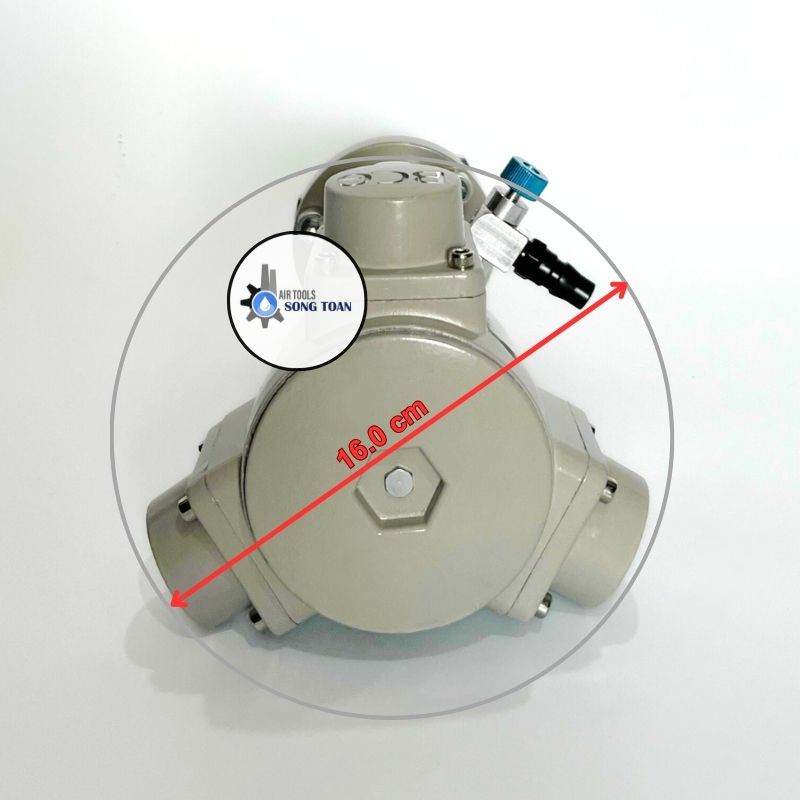 Motor hơi khí nén công suất nhỏ 3 piston 0.25HP