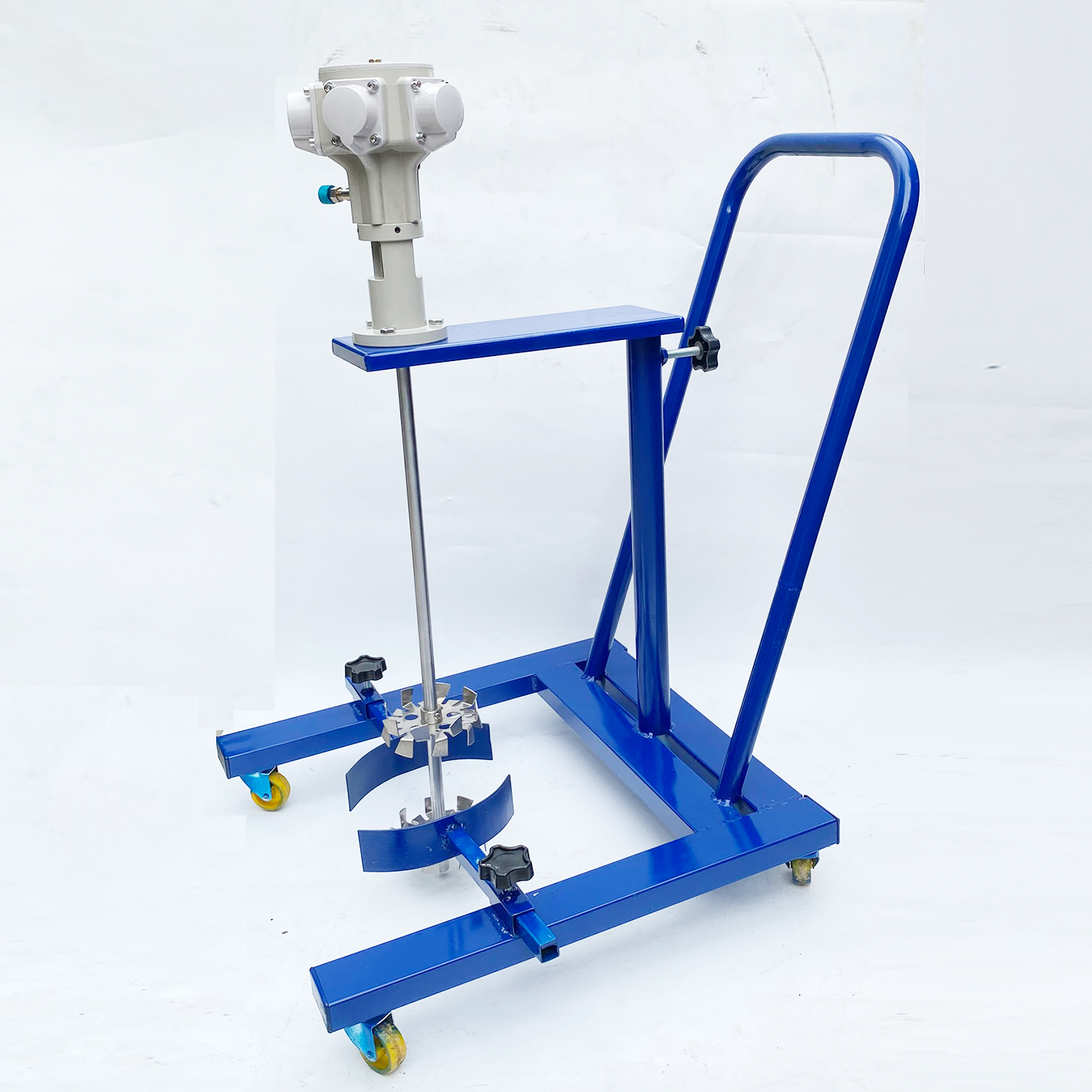 Máy khuấy khí nén nâng hạ cơ 5 piston