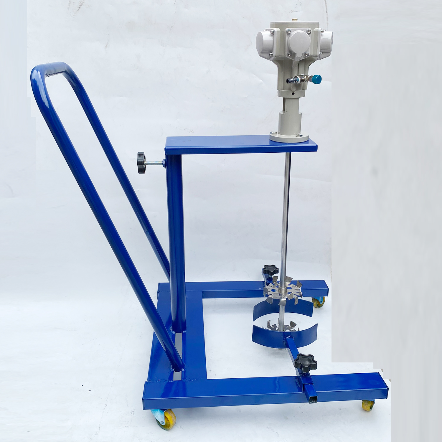 Máy khuấy khí nén nâng hạ cơ 5 piston