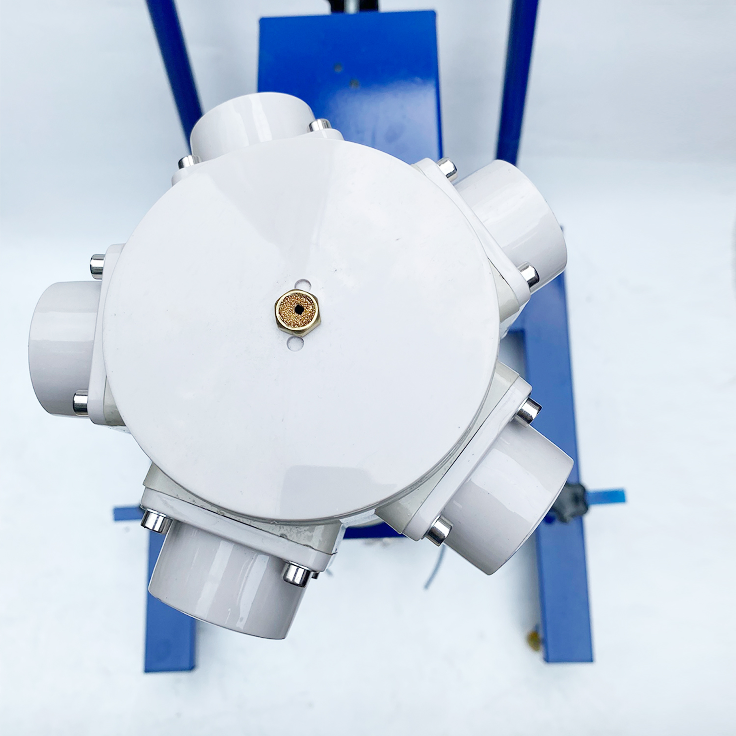 Máy khuấy khí nén nâng hạ cơ 5 piston