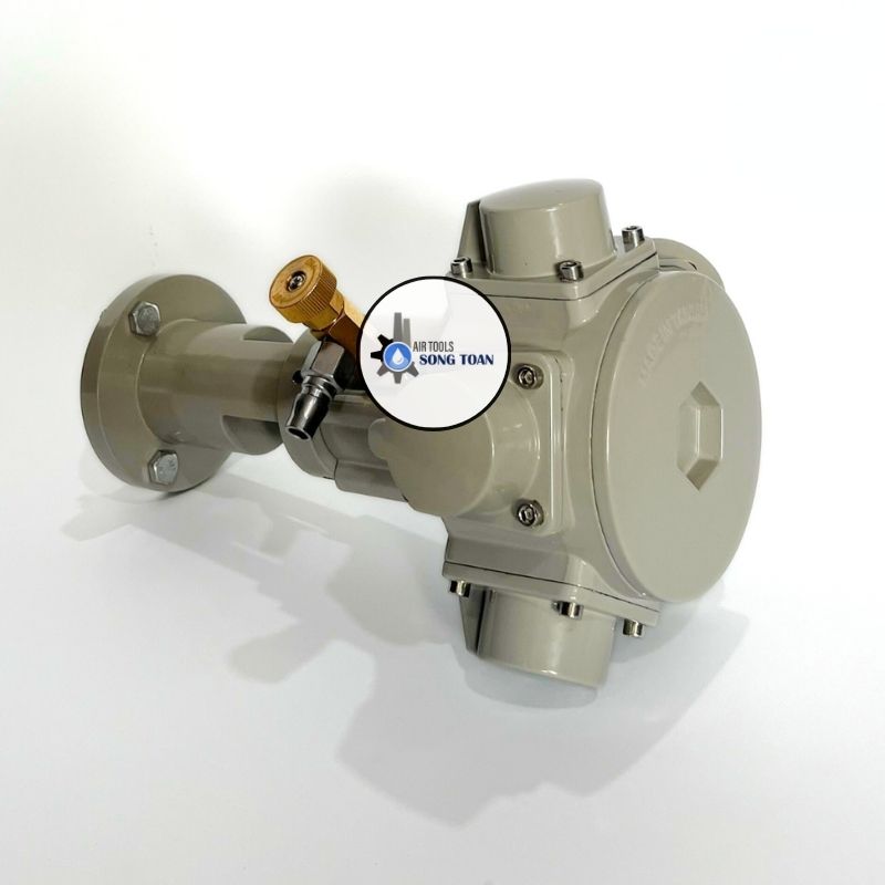Motor khuấy hóa chất tốc độ cao dùng hơi khí nén 5 piston 0.5HP