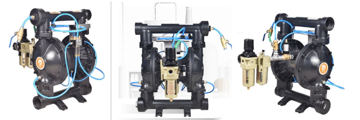 Máy bơm màng khí nén thân gang QBF3-50-QTFF