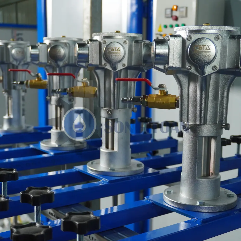 máy khuấy hơi khí nén 1 HP