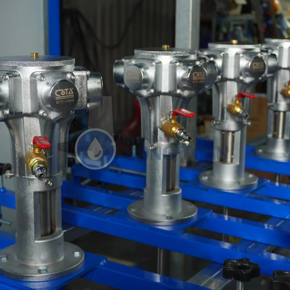 máy khuấy gá ngang hơi khi nén 1 HP