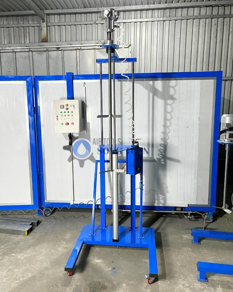 MÁY KHUẤY HÓA CHẤT CHO THÙNG PHUY 200L