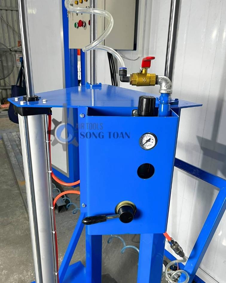 MÁY KHUẤY HÓA CHẤT CHO THÙNG PHUY 200L