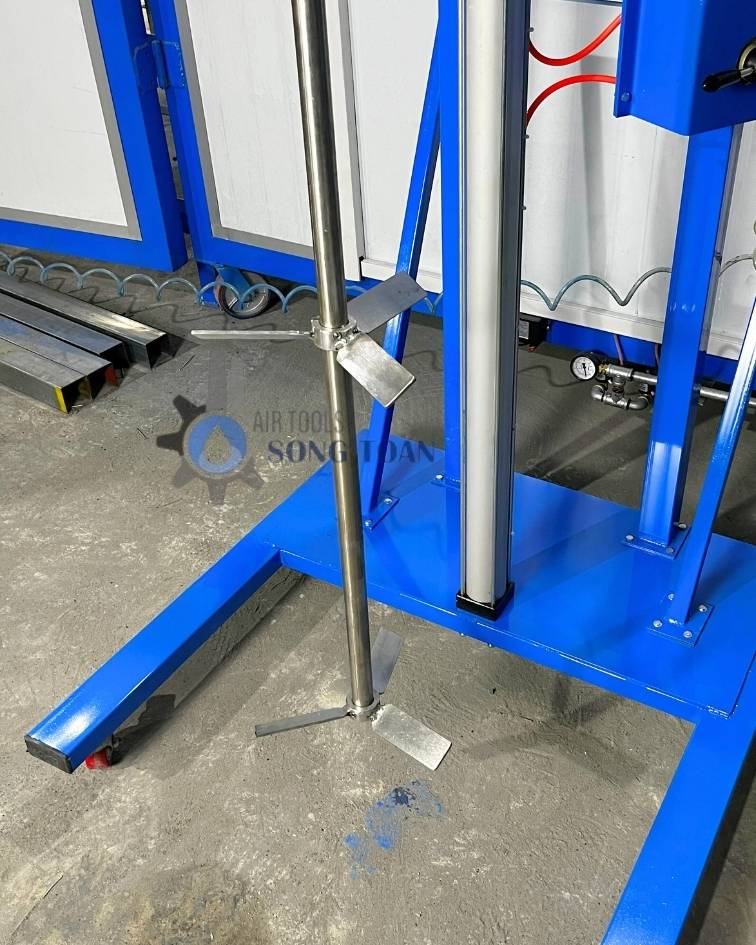 MÁY KHUẤY HÓA CHẤT CHO THÙNG PHUY 200L