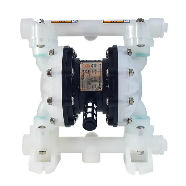 Bơm Màng Khí Nén 1/2 - Thân Nhựa PP - 22 LPM QBY3-15-PP