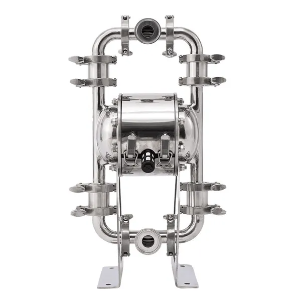 Bơm Màng Thực Phẩm Khí Nén 25 Clamp - Thân Inox - 57 LPM QBW3-25PTFP